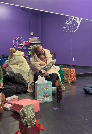 Secret Santa… just a few weeks late 😅🎁 #secretsanta #teambonding #railerscheer #fyp #prodance