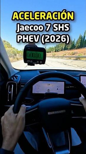 Prueba de aceleración Jaecoo 7 SHS 2026