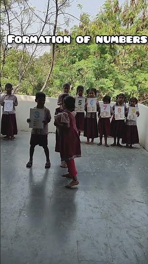 Formation of numbers 😀🔢#easy #activity #school #fun #learning #video