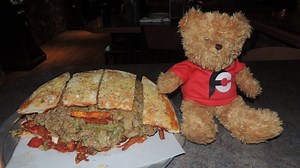 The Say Cheese Pizzasaurus Rex Challenge - FoodChallenges.com