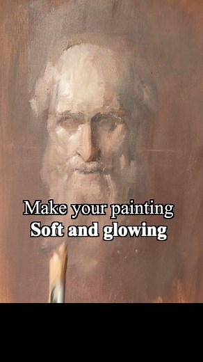 Make your painting soft and glowing. Patreon.com/nicthurman for more in depth glazing video. #art #notart #kitsch #classicalpainting #oilpainting