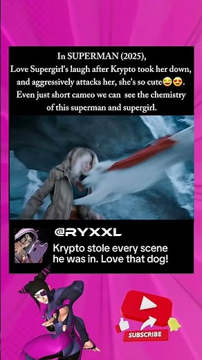 Supergirl & Krypto Cute Scene