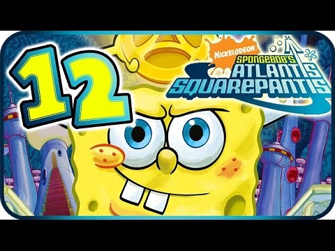 SpongeBob Atlantis SquarePantis Walkthrough Part 12 (PS2, Wii) ☼ Level 12 ☼
