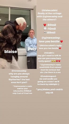 #pov you make a #tiktok with #blaise and #cedric wants to talk to you! #fyp #viral #followme #harrypotter #hogwarts #dracotok #dracomalfoy