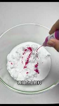 You can make super fun fake water with toothpaste! #StressReliefVideo #SlimeMakingTutorial