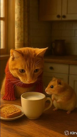 ✨Cat Drinking Milk🍶 Homemade Almond Milk 🐄 #cat #milk #eatingshow