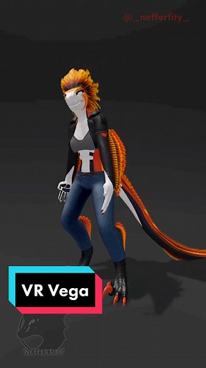VR Vega Raptor Avatar in VRChat
