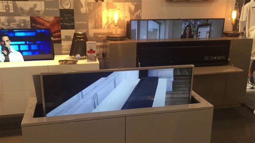 Modern TV lift cabinet