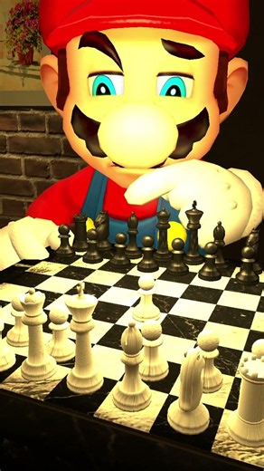 mario chess rage #shorts #smg4 #memes