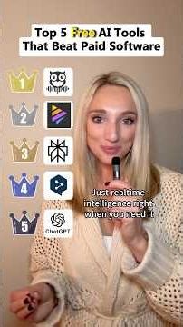 Top Five Free AI Tools That Beat Paid Software @ProactorAI