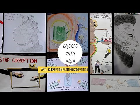 International Anti-Corruption Day Drawings | Say No To Corruption Drawing Competition Ideas