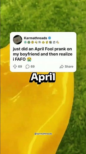 April fool prank on bf made me realize i FAFO😭 #shorts