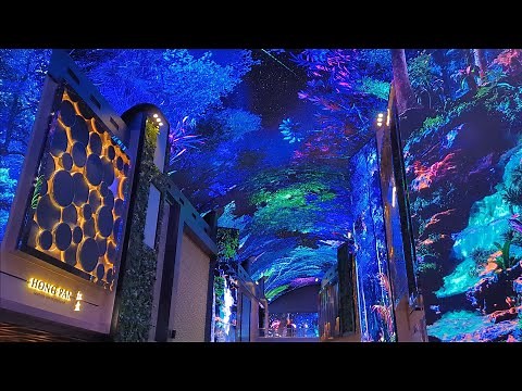Inspire Entertainment Resort Walking Tour | Aurora Lightshow | Incheon | South Korea | 4K Video
