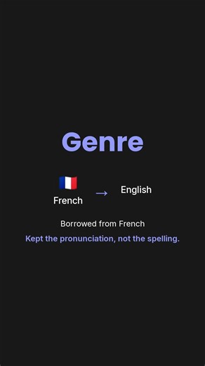 Pronounce Genre Correctly #english #speakconfidentenglish #languagelearning #learning #languageskil
