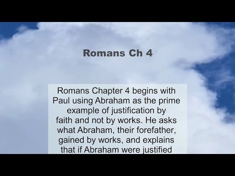 Romans Chapter 4 summary and read together