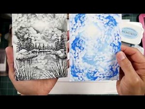 Stampscapes 101: Video 362. Stamp-Along Easy Value/Gradation = Depth/Lighting Part 2
