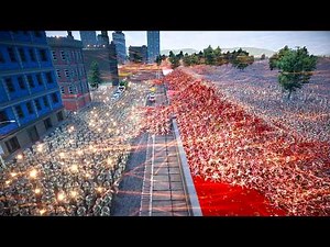 Modern Soldiers LAST STAND City Defense Against 3 Million ZOMBIES - Ultimate Epic Battle Simulator 2