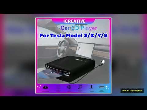 External Car DVD CD Player For MP5 LED TV PC and Most Cars As Tesla Model 3 20192021 Portable CD