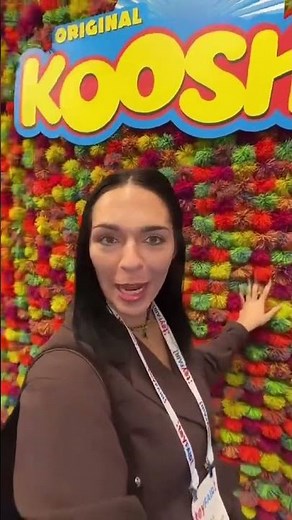Worlds largest koosh wall