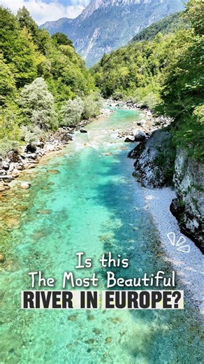 Soca River Slovenia: The most beautiful river in Europe... maybe the world #slovenia