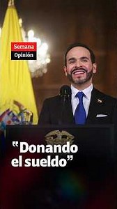 President Abelardo De La Espriella KEPT his promise and is donating his salary