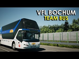Fernbus Simulator: Taking VfL Bochum to the Allianz Arena - Team Bus DLC Gameplay