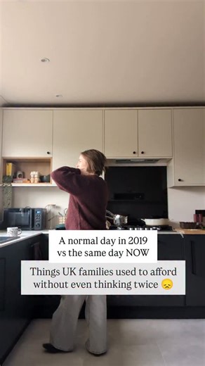 Moni | Digital Marketing Mama on Instagram: "Everything used to add up so differently. You could pay rent, bills, food… and still breathe without panic. Now? It feels like survival mode every single day. 📌 If this hits home, save + share so more families know they’re not alone ✨ A normal day in 2019 vs that same day now 👇 1️⃣ Rent 🏡 2019: £900/month Today: £1,300/month ➡️ That’s £400 more every single month just to keep a roof over your head. 2️⃣ Groceries 🛒 2019: £60 for a weekly shop Today