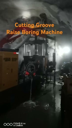 The Cutting Groove Raise Boring Machine, developed by Hunan Jinyue Mining Technology Co., Ltd
