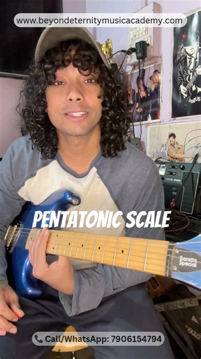 Pentatonic Scale Easy Guitar Beginner Tutorial #bema #guitar #shorts #beginner