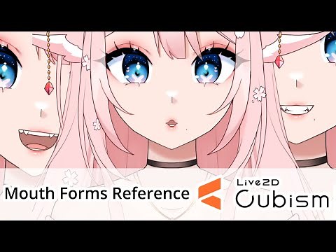 Live2D Mouth Rigging Reference