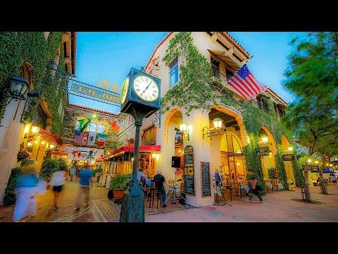A Walk Up State Street, Santa Barbara, California