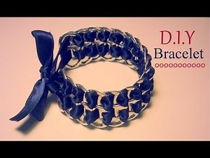 DIY Creation: Can Cap and Ribbon Bracelet