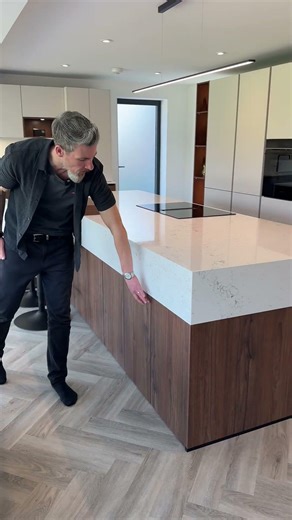 Kitchen design… This is Island design is AMAZING #kitchendesign #kitchen