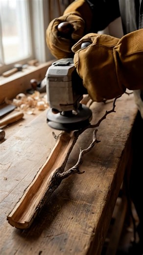 Wood Branch Wall Light Pure Design | DIY & Crafts