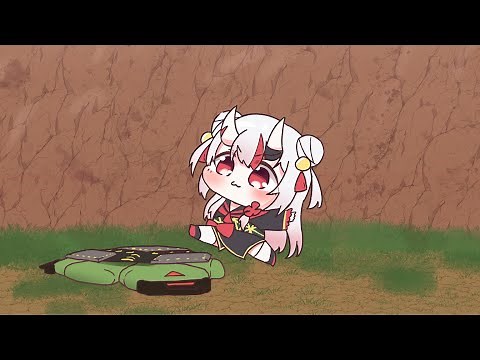 Byeeee!!! [Hyakuki Ayame] [Hololive] [Hand-drawn] [Cutout]