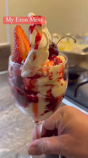 My Homemade Eton Mess #etonmess #etonmesscheesecake #filipino #filipinofood #fypシ゚ #fypシ゚viralシ #everyone #followerseveryone | Ariel Nepomuceno