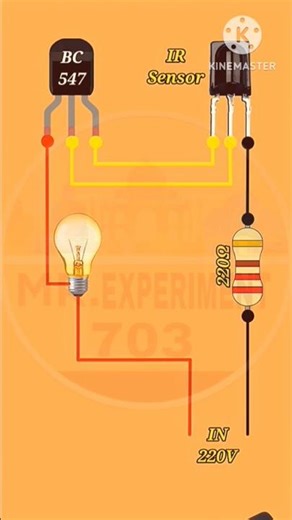 IR Sensor Project/Remote control switch 😲😱😲😱#shortsfeed #trending #viralvideo #shorts