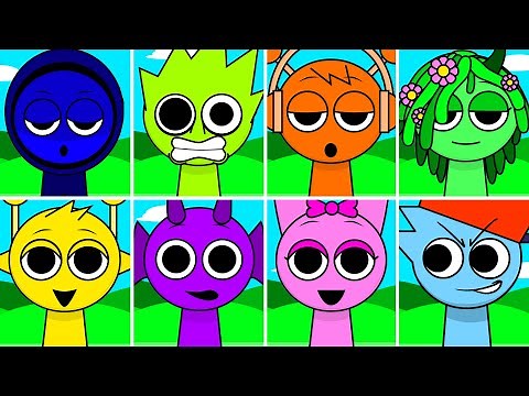 FNF VS Sprunki (Incredibox Sprunki) ALL NEW MODS - Friday Night Funkin'