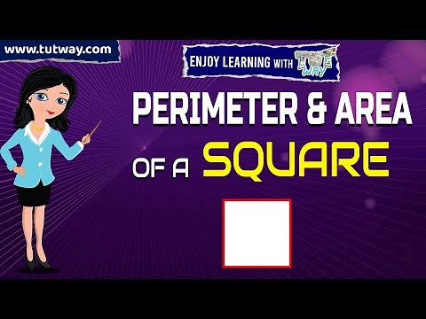 How to find the Area and Perimeter of a Square | Example of Perimeter of Square | Math
