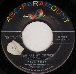 Paul Anka - You Are My Destiny