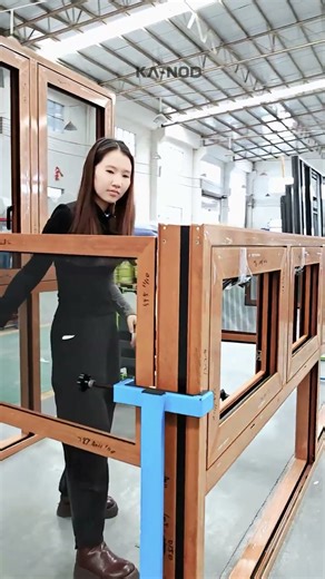 bottom-hung window | factory opening & closing demonstration