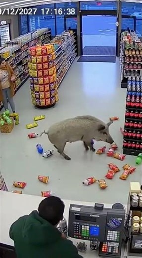 Pig Magnet Mayhem at Gas Station 🐷