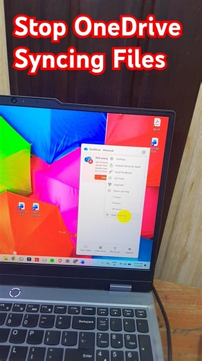 Stop OneDrive From Syncing Files Windows 11 / 10