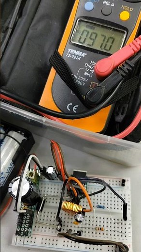 DIY a buck converter from 12v to 5v. let's explore #stem #diy #buckconverter #innovation #robot