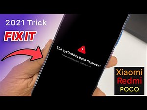Xiaomi/Redmi/POCO Phone The System has been destroyed problem fix in just 2 minute. 2021 Trick
