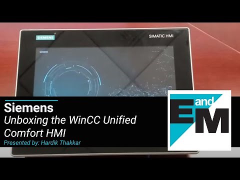 Siemens | Unboxing the SIMATIC #HMI #WinCC #Unified Comfort Panels | EandM