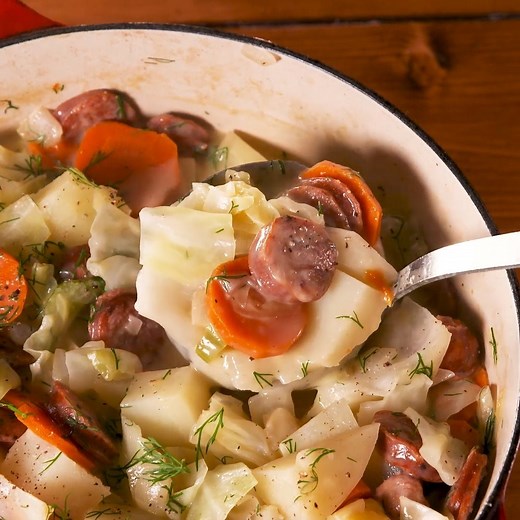 Cabbage Chowder is everything your soul needs this fall. Full recipe: http://dlsh.it/zXfJ5xD | Delish