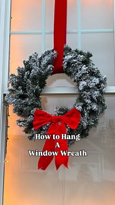 This week I’m sharing how I hung our DIY window wreaths. The weather has been very windy, so I was sure to secure the wreaths from the top and bottom to ensure they didn’t move, flip or fall. One step not included in the video, but is required is removing the window screens. What you’ll need: Wreath Scissors Wide Ribbon Twine I love how the wreaths look and that this method allows for the wreaths to hang at any length outside of the window. Have you hung window wreaths before, if so, do you use 