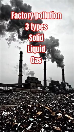 Factory Pollution: Solid, Liquid & Gas Explained 🌍