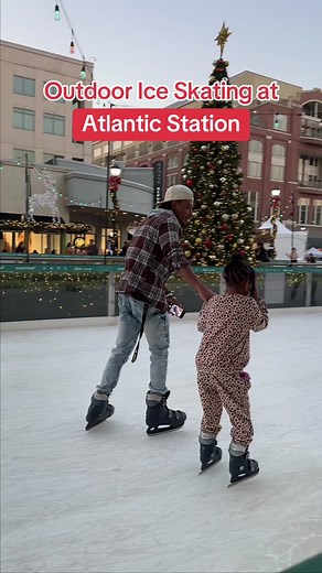 Join us for these fun theme nights at the only outdoor ice rink in the heart of Atlanta! ❤️ All tickets must be purchased online in advance, and all youth under 18 must be accompanied by a parent or guardian after 3:00 p.m. No individuals under 21 are permitted on property after 9:00 p.m. #thingstodoinatlanta #iceskating #skating #holidays #holidayfun #familyfun #skatethestation #atlanticstation